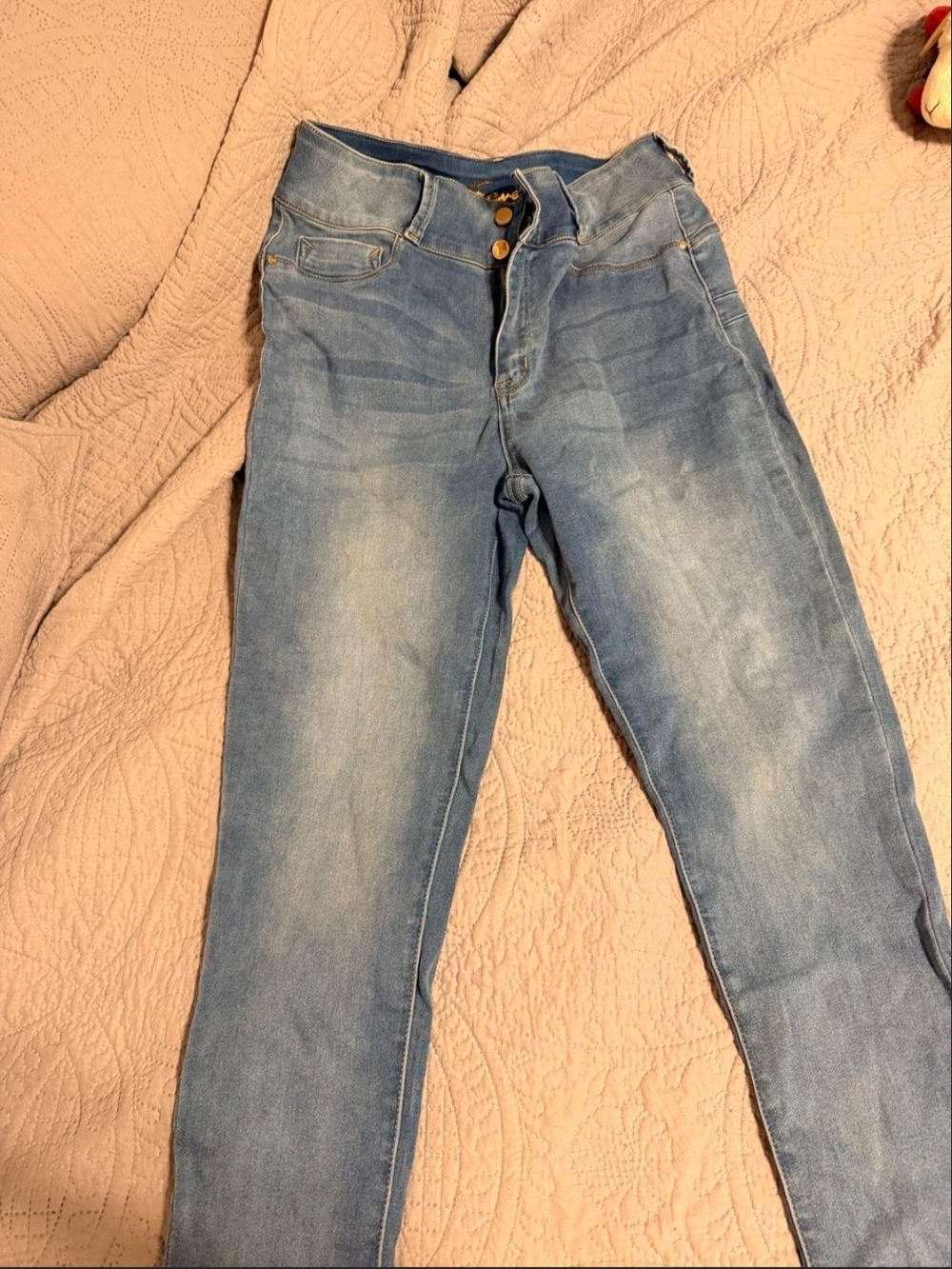 Seven7 Women's Light Blue Skinny Jeans
